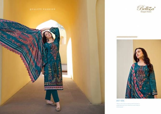 Guzarish Vol 5 By Belliza Printed Cotton Dress Material Wholesale Market In Surat
